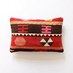 Kilim pillow 20x20 case 50x50 cm moroccan pillow pink green beige black blushy turkish lumbar pillow boho throw pillow cushion cover case