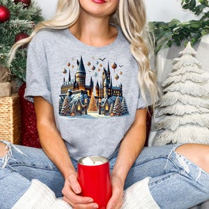 Magical Christmas Shirt ,Wizard Christmas Shirt, Funny Holiday Wizard Shirt, Magic School Christmas Shirt, HP Fan Tee, HP Shirt, Reader gift