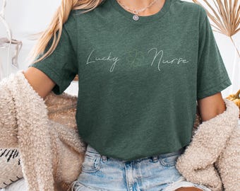 Lucky Nurse St. Patrick's Day Shirt: Irish Shamrock Tee