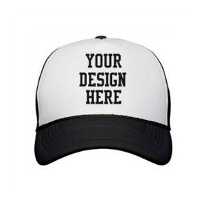 Hand Painted Trucker Hat: Your Custom Landscape. Scroll for examples.
