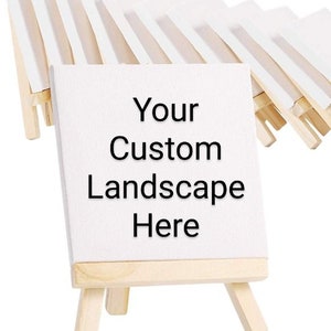 Custom Mini Painting with Easel