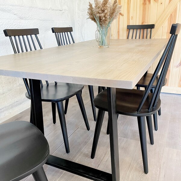 Farmhouse Table and Chairs Etsy