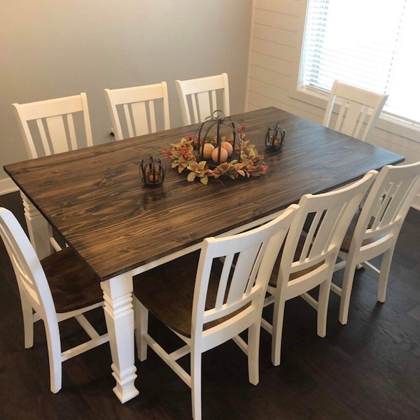 Custom Modern farmhouse table (dining room set)