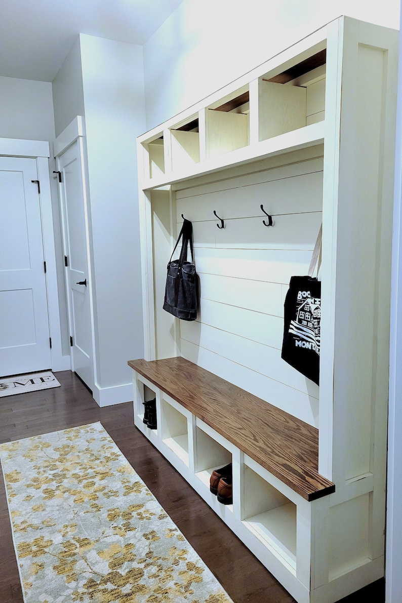 Custom Hall Tree entryway Console Etsy