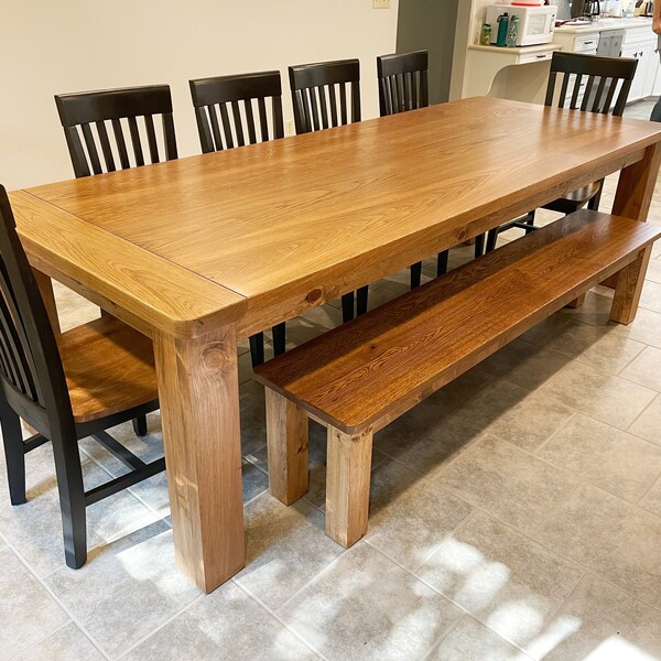 View of Driftwood Dining Table - Etsy