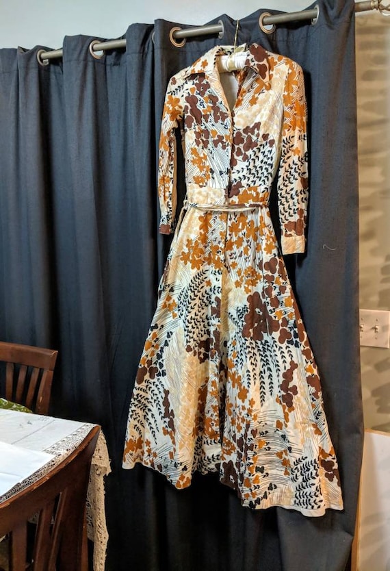 Vintage Tori Richard 1960s maxi dress