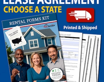 Residential Lease Agreement (Choose Your State) – Printed & Easy to Use