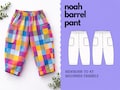 Noah Baby Barrel Pant Sewing Pattern, Beginner Friendly (PDF Tutorial, 0-4T) product logo