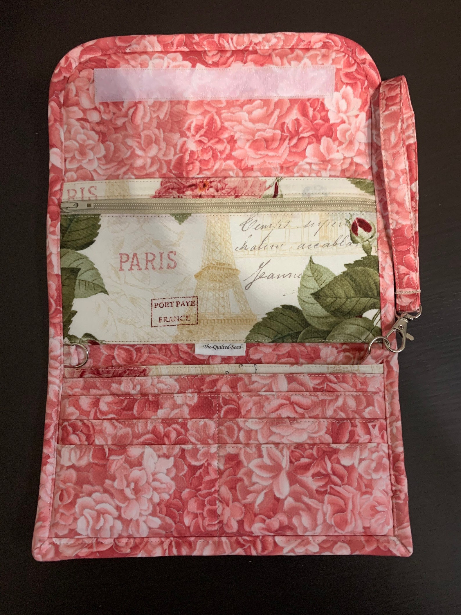 Paris wallet Eiffel Tower wallet handmade wallet for women Etsy