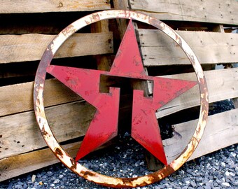 4/" RUSTY LOOKING SIGNAL decal lubster gas pump gasoline oil man cave