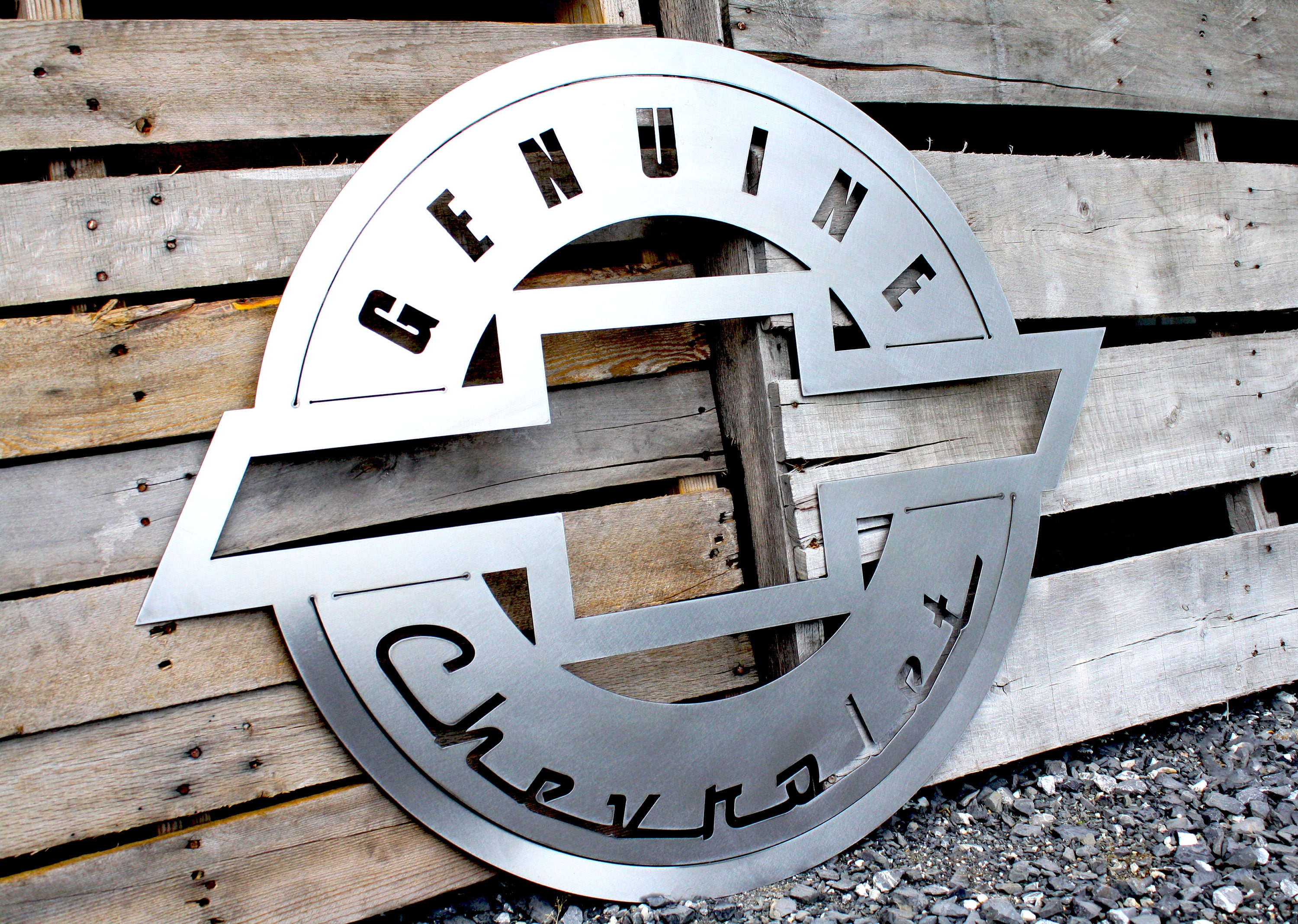 Chevy Impala logo Metal Man Cave//Garage Wall Art