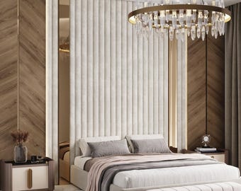 Custom Upholstered Wall Panels and Beds