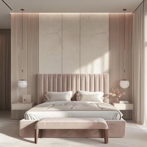 Upholstered Headboards Wall Panels & Bed Frames Any Size! Custom Made To Your Desire - Any Design! Wall Decor Easy to Install - USA Company