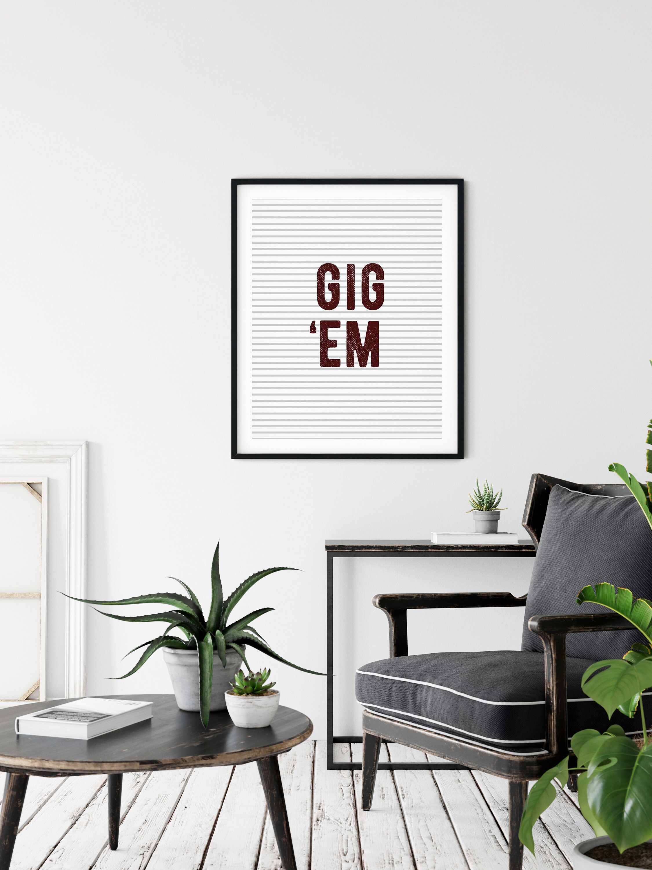 Texas A&amp;M Wall Art Texas Printable A and M Wall Art Print | Etsy