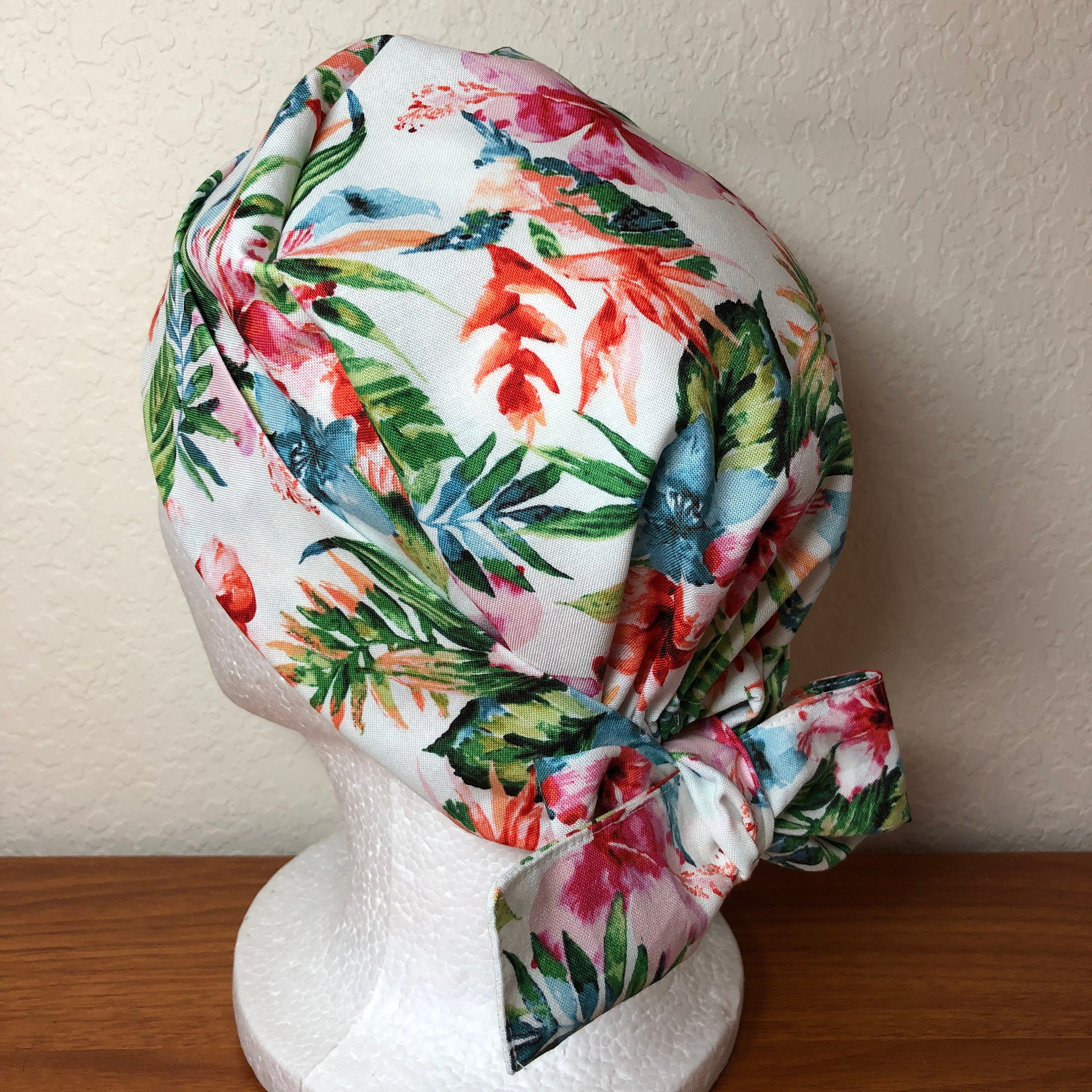 Surgical Scrub Cap NEW CONFETI for Long Hair
