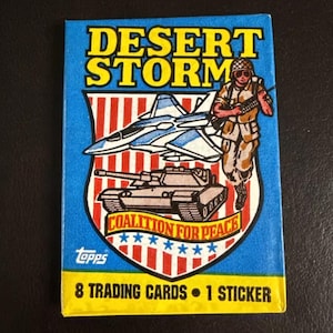 1991 Topps Desert Storm - Coalition for Peace Wax Packs