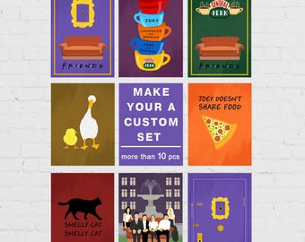 Póster de apartamento de programa de televisión: decoración minimalista