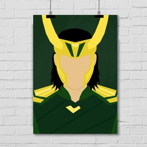 Heroes Minimalist Poster: Minimalist Super Hero Wall Art (Digital Download)