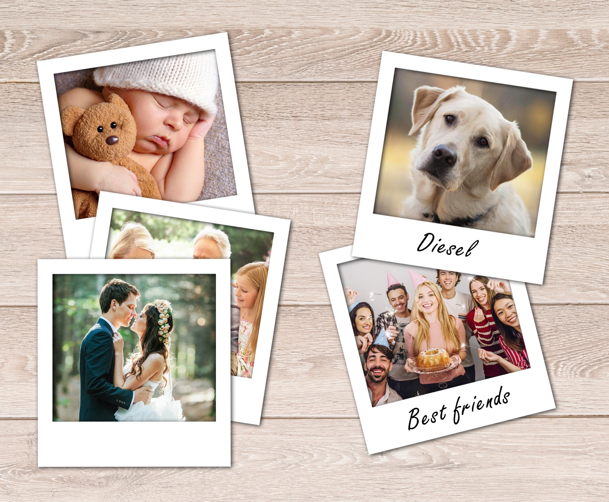 Personalized Photo Prints / Photo in style Polaroid /Polaroid Etsy