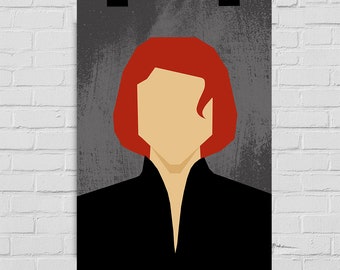 Poster minimalista Heroes: arte murale minimalista di supereroi (download digitale)