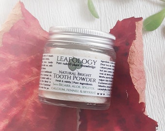 Tooth Powder (Natural toothbrushing/mouthwash powder with bicarb, aloe, xylitol, calcium, fennel & myrrh) | zerowaste refill options