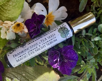 Frankincense Tea Seed Eye Serum: Natural Nightly Moisturiser
