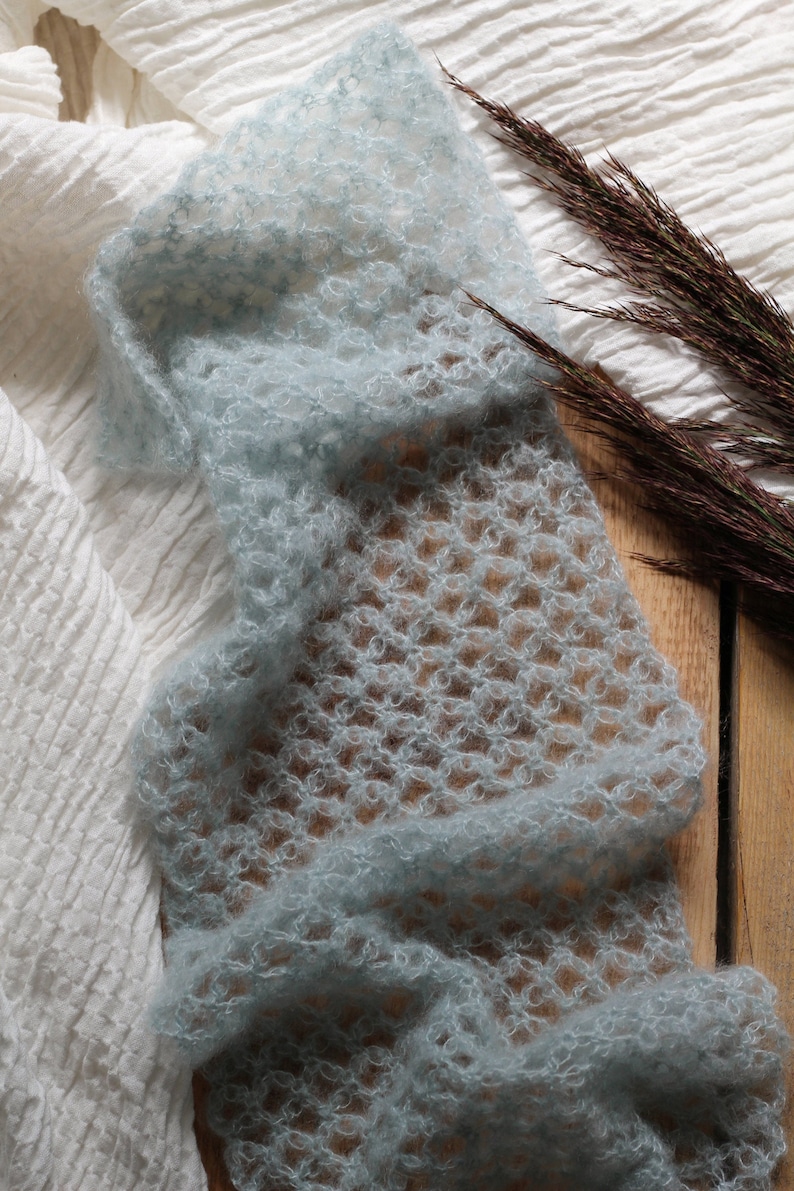 Mohair Mini Lace Wrap for Newborn Photography