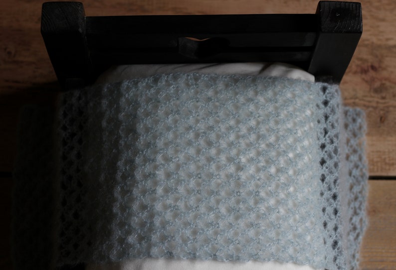 Mohair Mini Lace Wrap for Newborn Photography