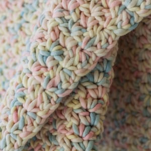 Crochet Pattern Chunky Baby Blanket Marshmallow Blanket image 3