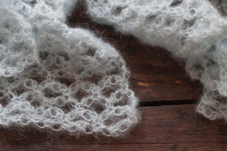 Mohair Mini Lace Wrap for Newborn Photography
