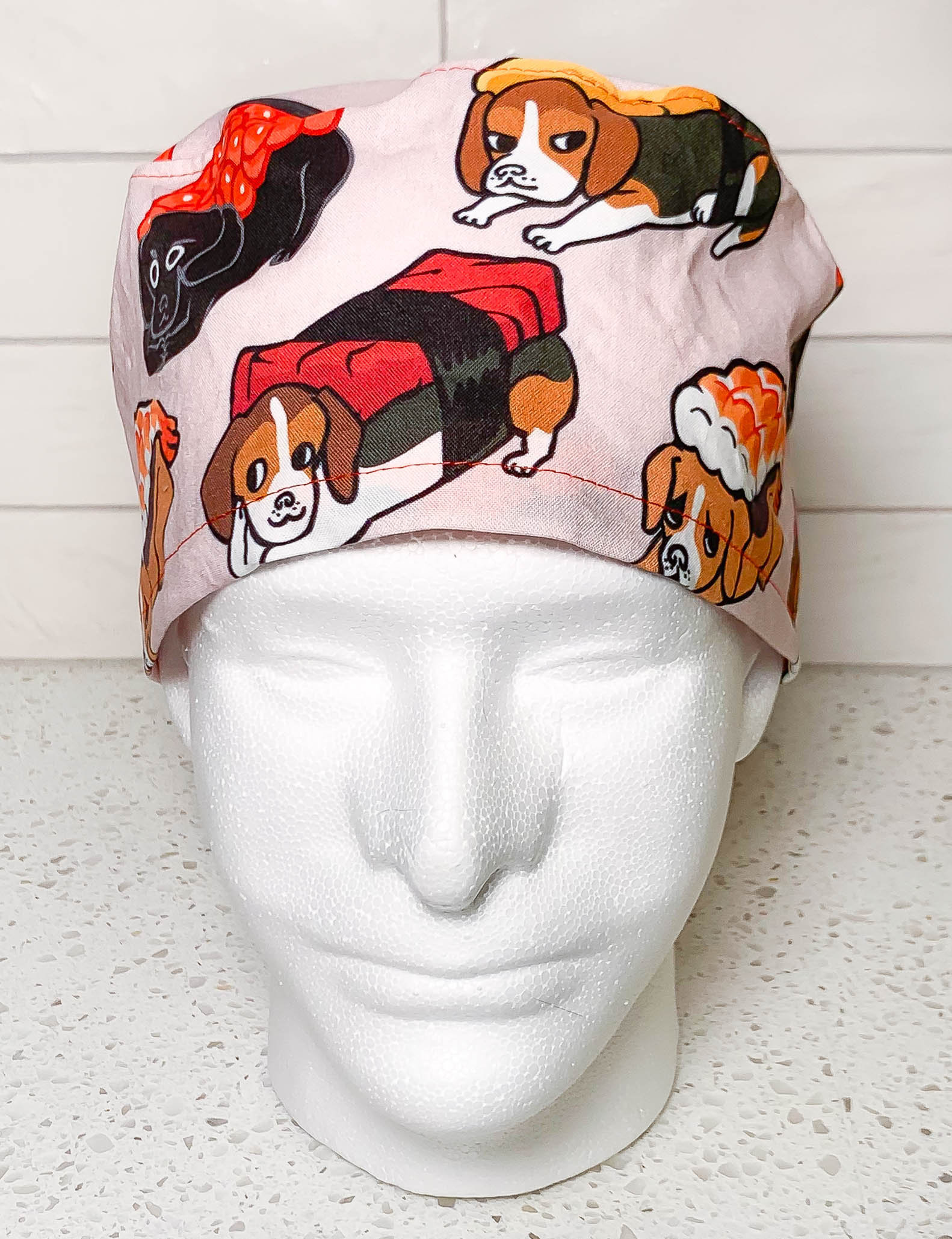 Sushi Dog or Cat / Scrub Cap / Scrub 