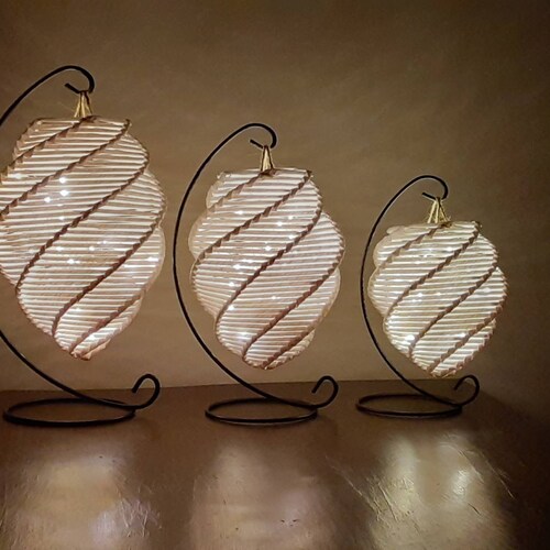 Homemade. Made in France Cut wooden lamp POLARIS