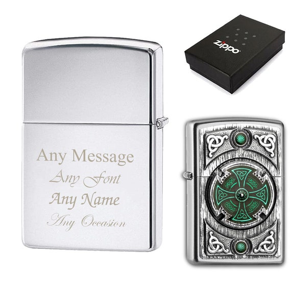 Engraved Zippo® Windproof Lighter For Him