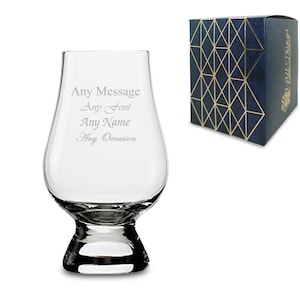 Personalised Engraved 170ml Specialist Whisky Tasting Tumbler Gift Box Wedding Birthday Christmas