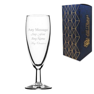 Engraved Banquet Sherry Glass 5.5oz/162ml, Taster Glass,  Any Message