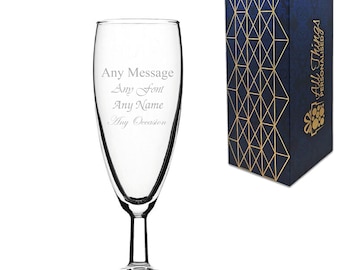 Engraved Banquet Sherry Glass 5.5oz/162ml, Taster Glass,  Any Message
