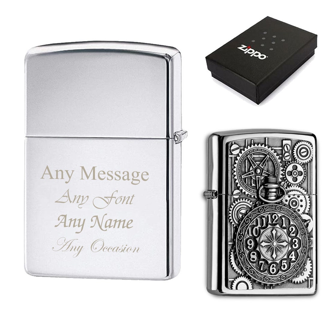 Zippo Accendino Antivento Segno Zodiacale Pesci - Finitura Ottone Spazzolato - Ricaricabile A Vita - Made In USA - 2