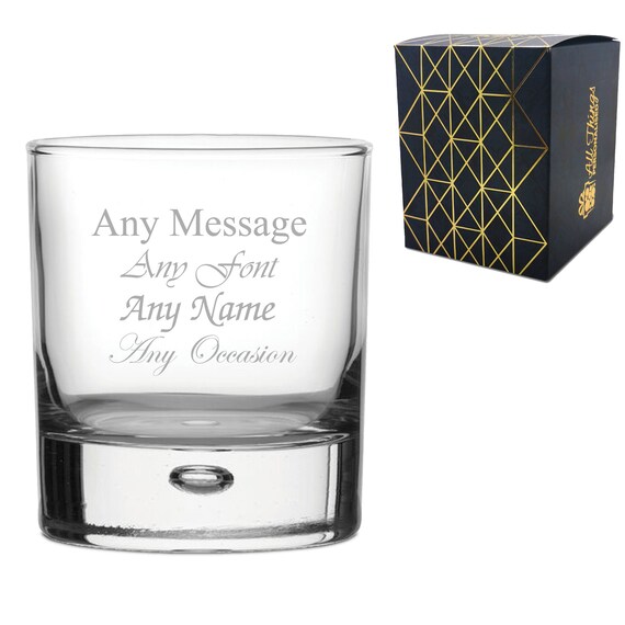 Bicchiere Da Whisky XXL 420 Ml Personalizzato Con Incisione Laser | Motivo Real Gentleman | Cristallo Senza Piombo, Lavabile In Lavastoviglie | Idea Regalo Uomo - 4