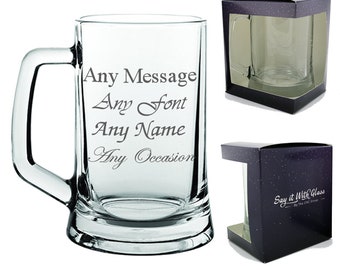 Details about   Fly Fishing 60th Birthday Engraved Pint Tankard Gift Lager Ale Glass Beer Mug 