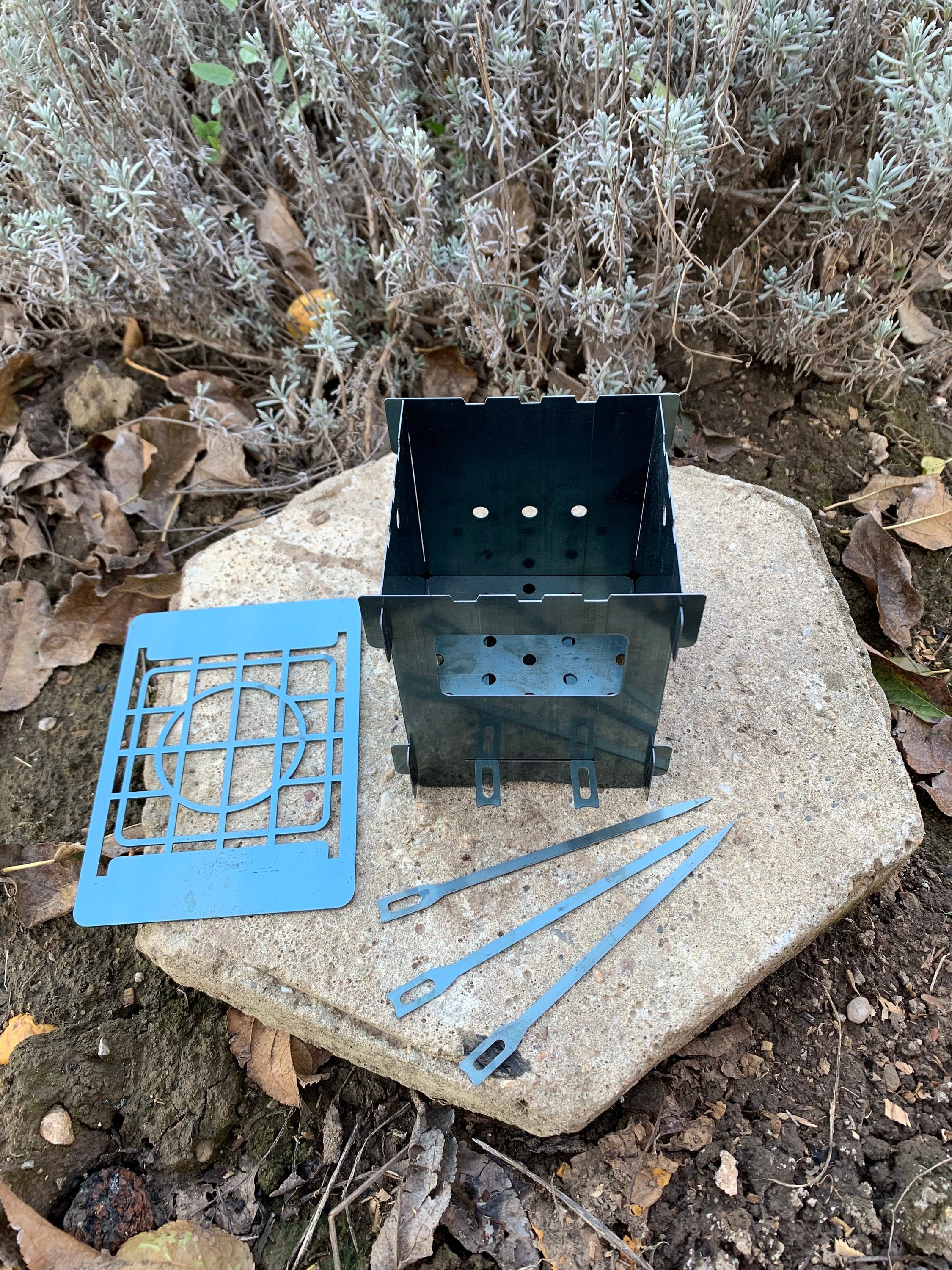 Poêle Extérieur Portable Bushcraft Personnalisé - Best Camping Fire Pit Customized Steel Survivor Be