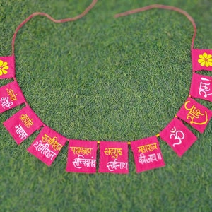 Aipan Inspired Hand Painted Toran for Homes / Bikes / Cars