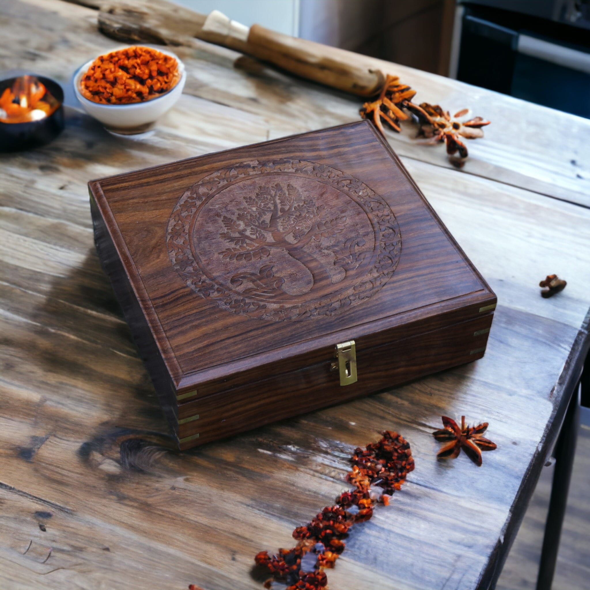 【海外輸入】 Antique spice box - Etsy 日本 工芸品