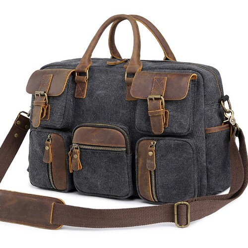 Travel Bag Weekender shops Duffel Bag For Men Canvas Duffel Bag Leather Duffel Bag Mens Weekend Bag Canvas overnight travel Bag Gifts For Best Man