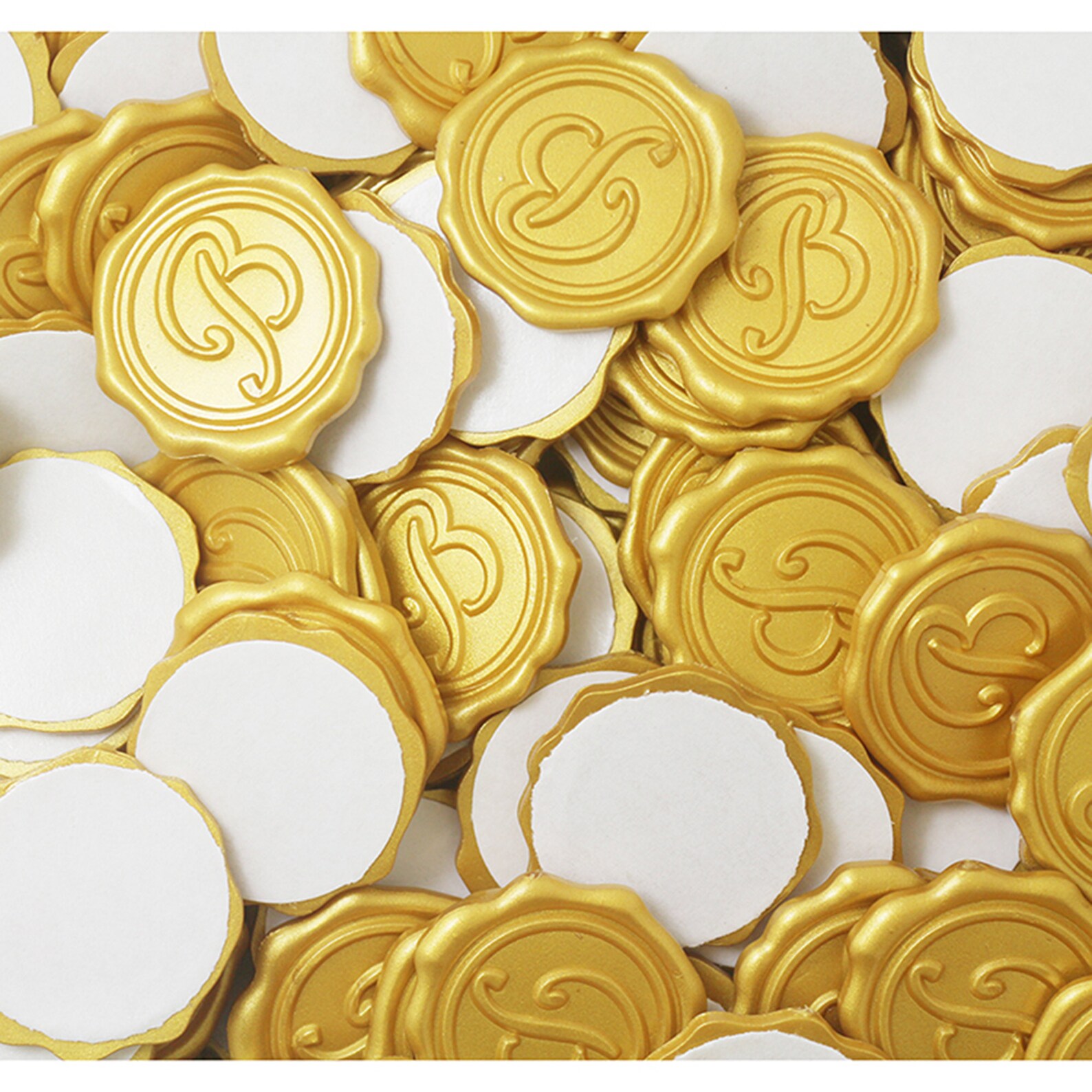 Monogram Wax Stickers Self Adhesive Wax Seals Custom Wax Etsy