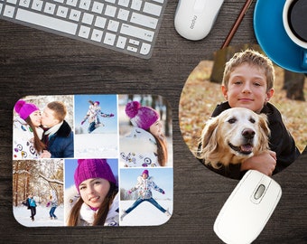 Custom Mouse Pad Photo Collage-different photos Customized mouse pad Personalized mouse pad custom mousepad personalized mousepad