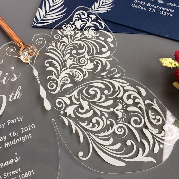 Sweet 16 Birthday invitations Custom made Wax seal Luxury Wedding