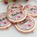 Mirror compact,Personalized Compact Mirror, Bridesmaid Gifts, Purse Mirror, Custom Mirror,Wedding mirror 