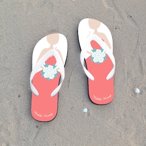 Bridesmaids flip flops,Gift for bridesmaid,sister,mother of groom, bride flip flops,bridal flip flops,mother of the bride flip flops