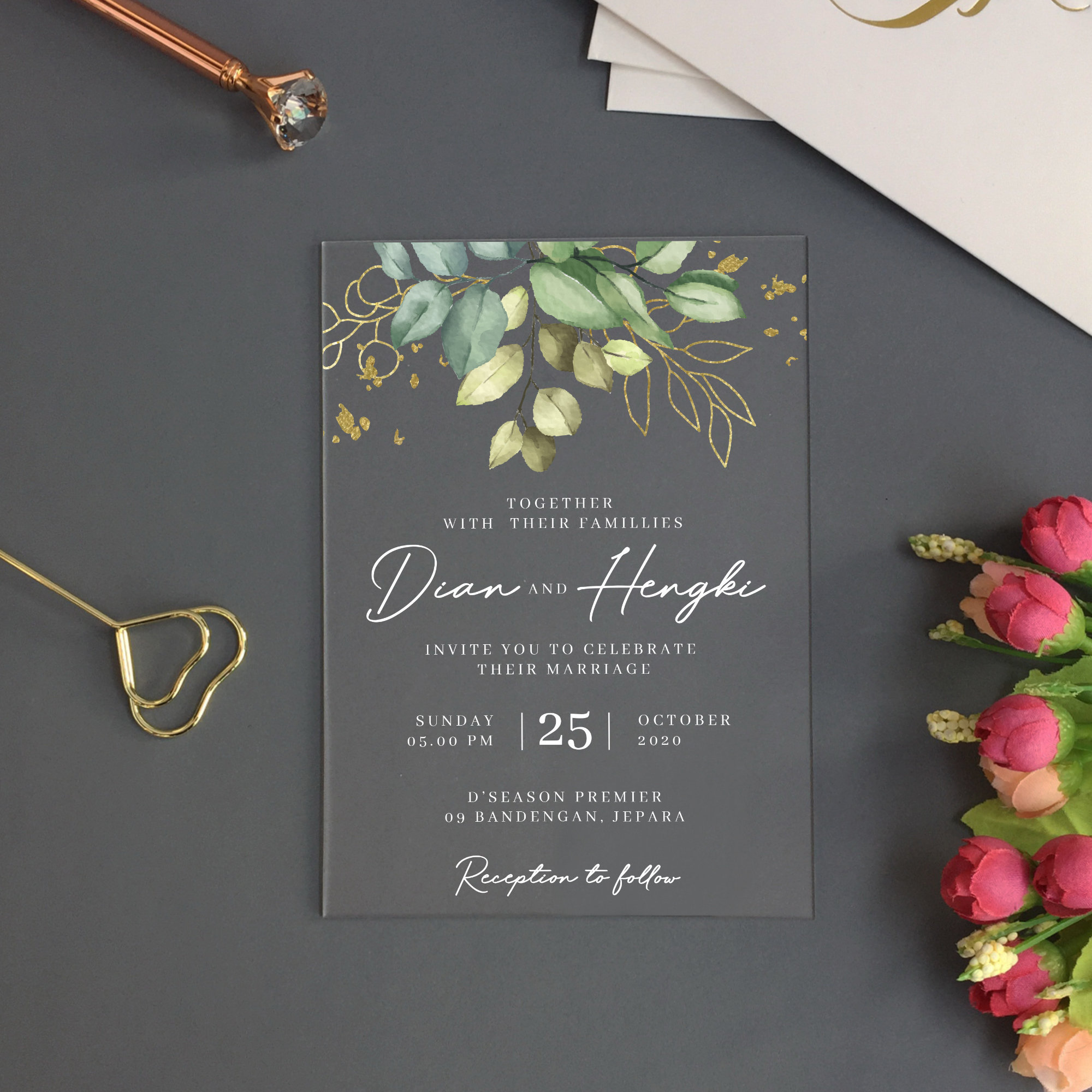 Custom Acrylic Wedding Invitation Acrylic InvitesAcrylic Etsy