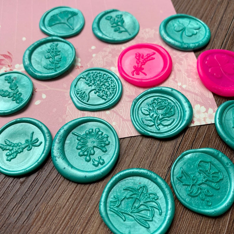 Monogram Wax Stickers Self Adhesive Wax Seals Custom Wax Etsy